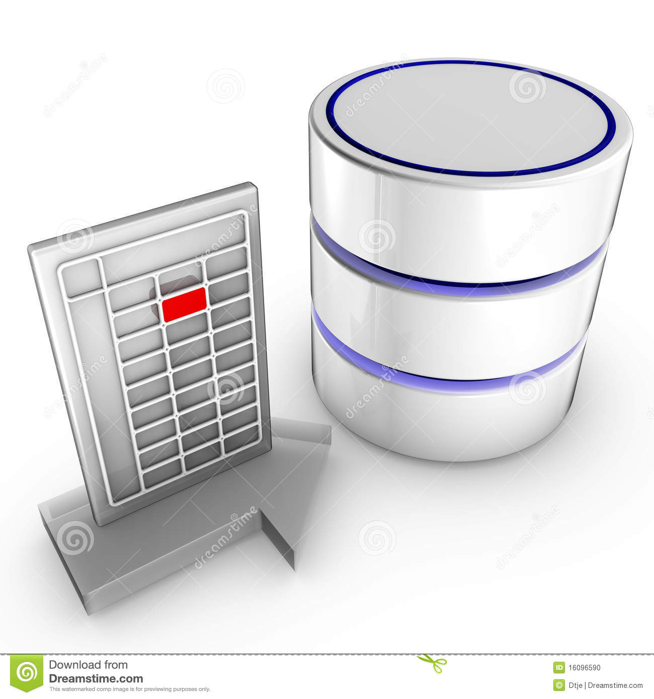 Import Data Icon Import Data Icon