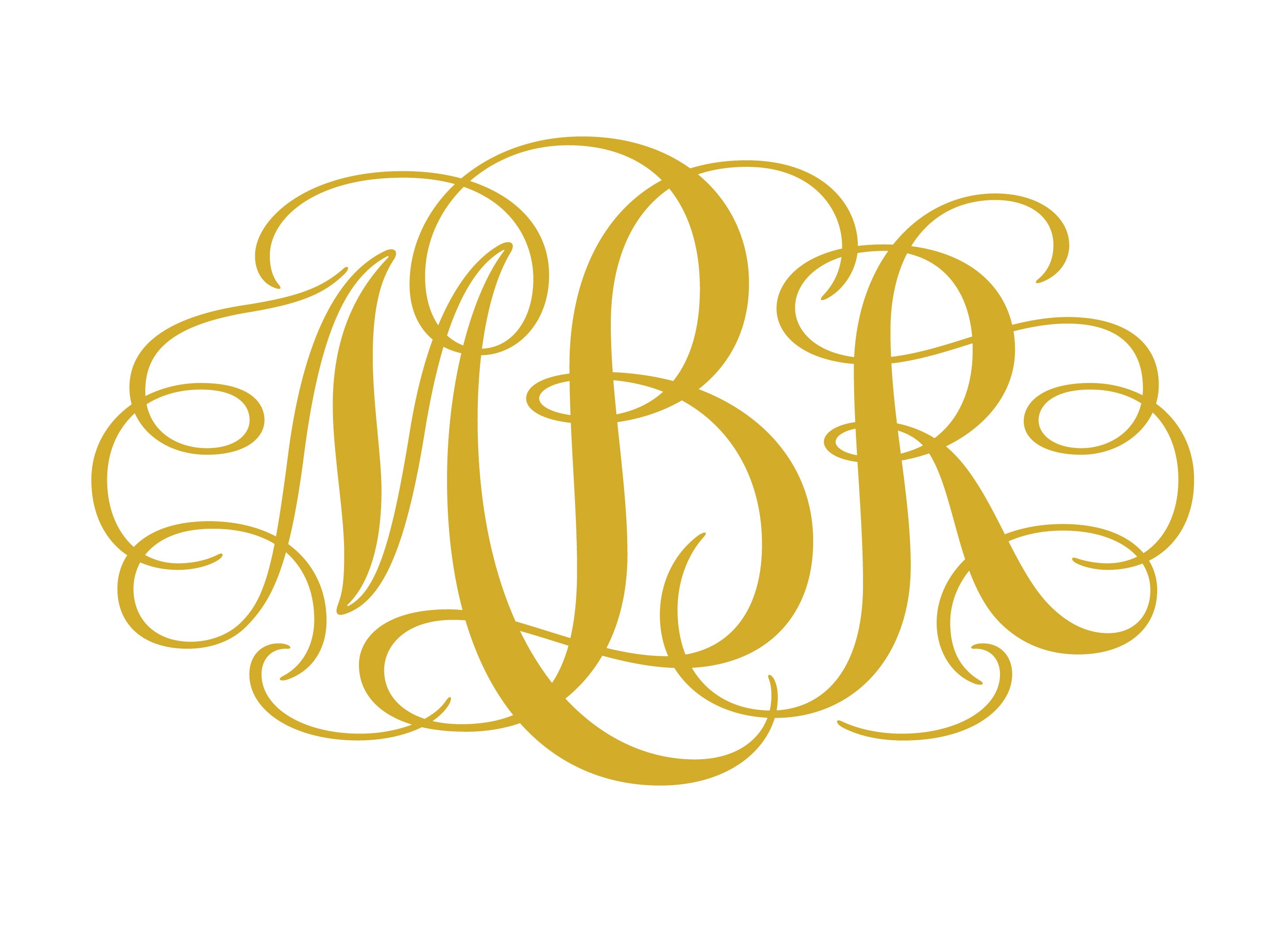 Interlocking Monogram Font Free Download