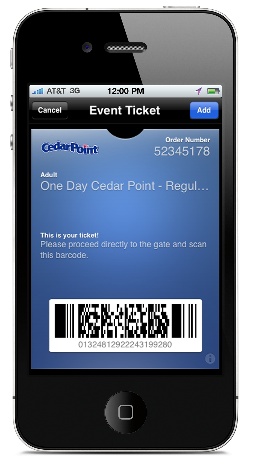 iPhone Passbook App