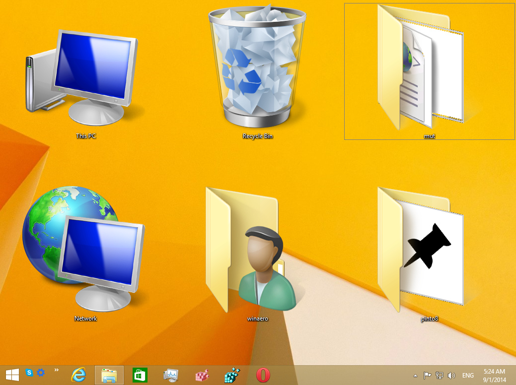 Large Desktop Icons Windows 1.0