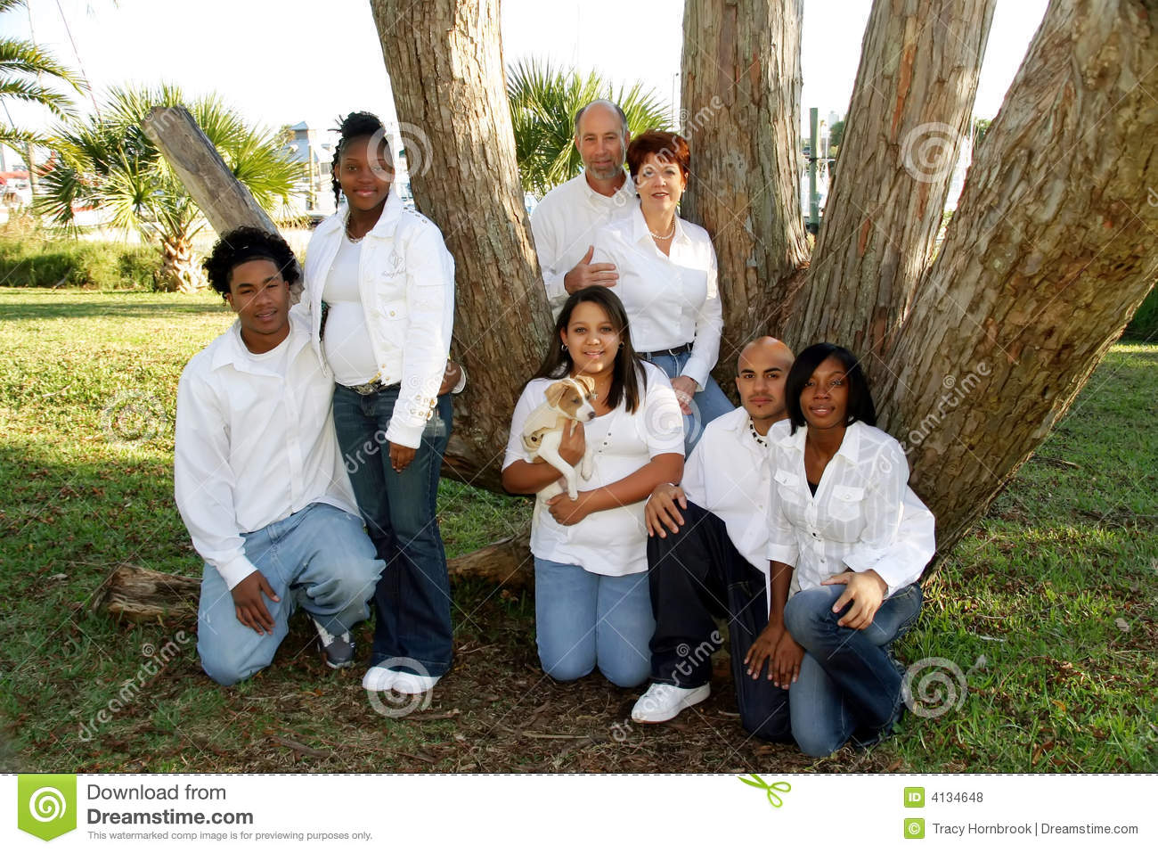 Large Mixed Race Families