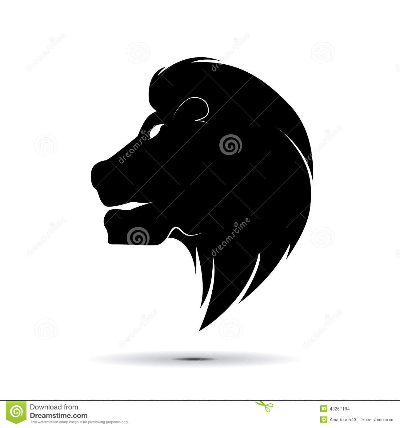 Lion Head Symbol