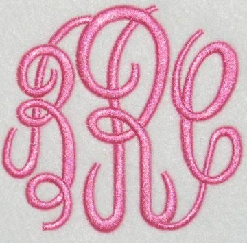 Master Circle Monogram Embroidery Font