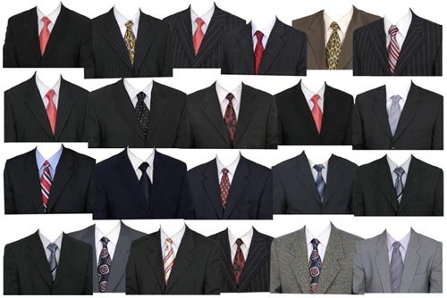 Men Suit PSD Template Men Suit PSD Template