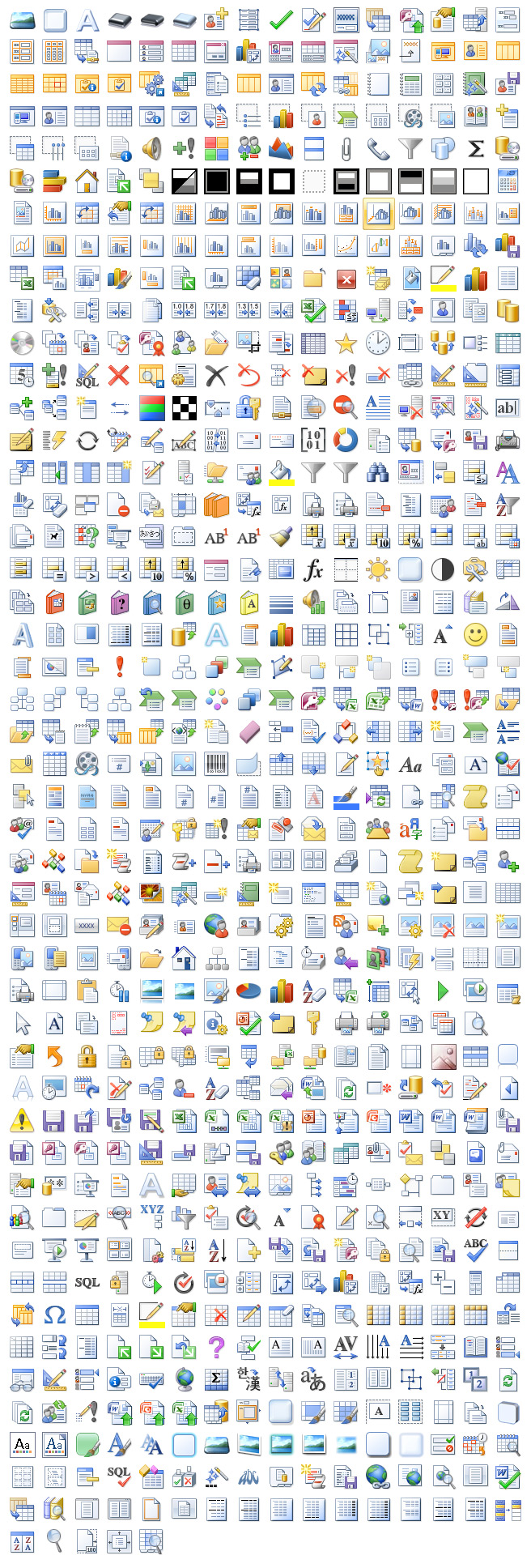 Microsoft Office 2007 Icons Missing