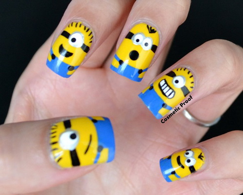 Minion Nail Designs