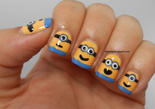 Minion Nail Designs