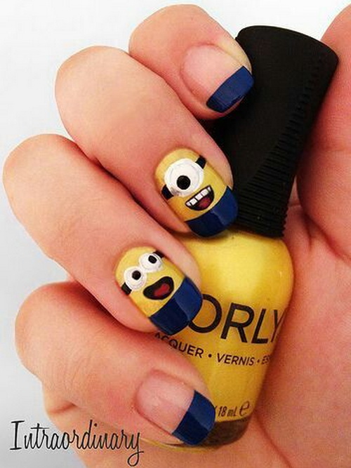 Minion Nail Designs