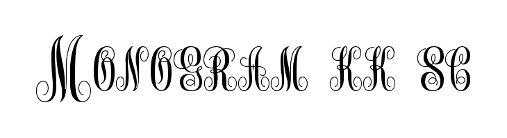 Monogram KK Font Free Download