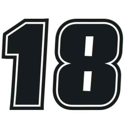 NASCAR Racing Number Fonts