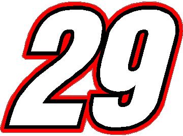 NASCAR Racing Number Fonts