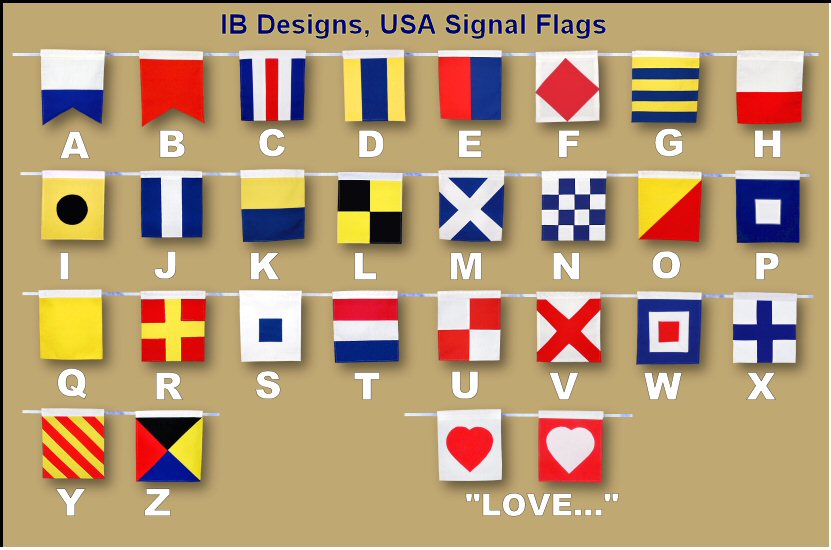 Nautical Signal Flag Alphabet