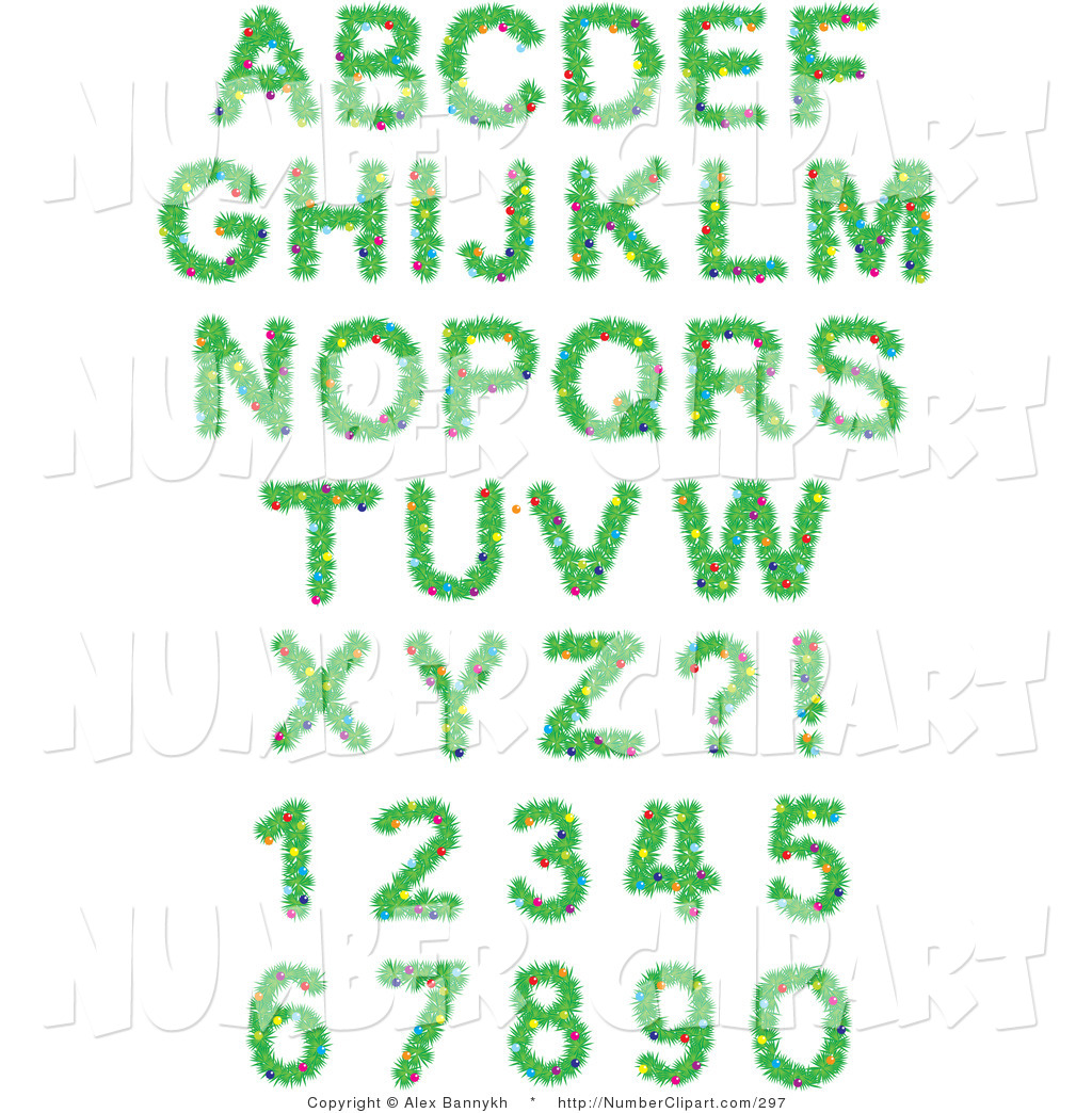 Numbers Clip Art Free Letter Fonts