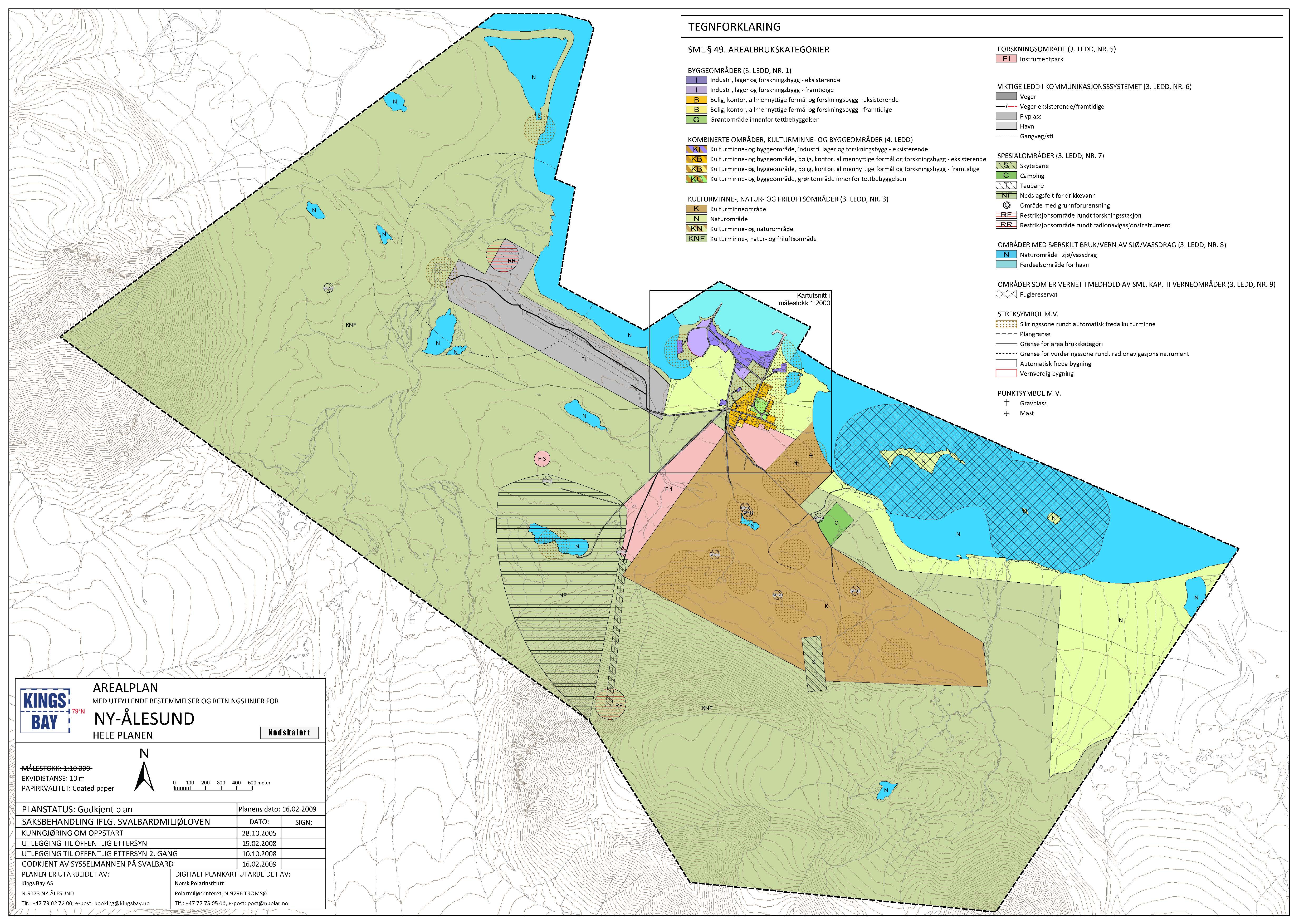 NY Alesund Norway Map