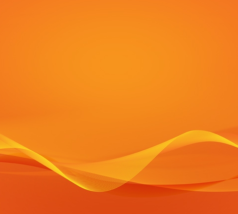 Orange Waves