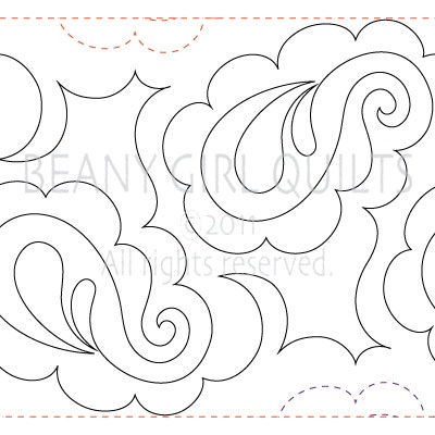 Paisley Quilting Pantograph