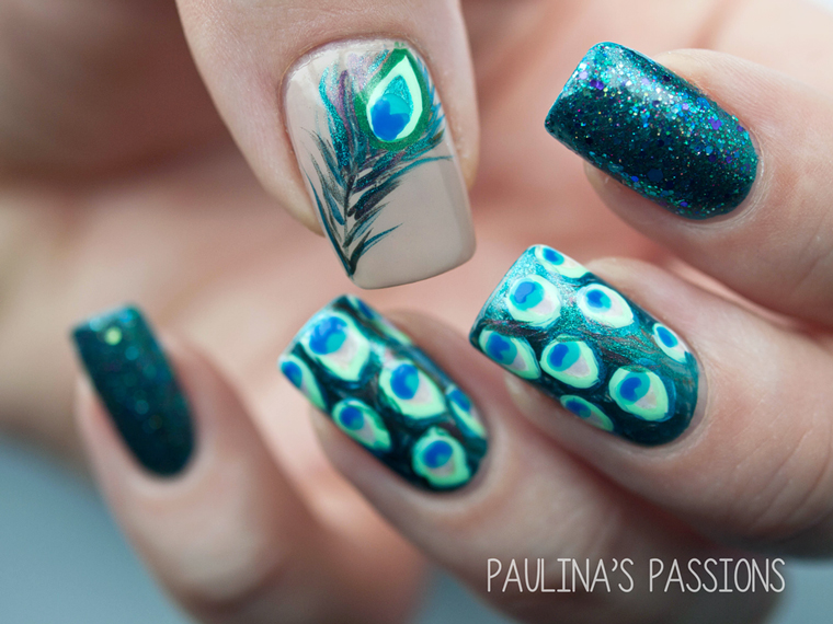 Peacock Nails Peacock Nails