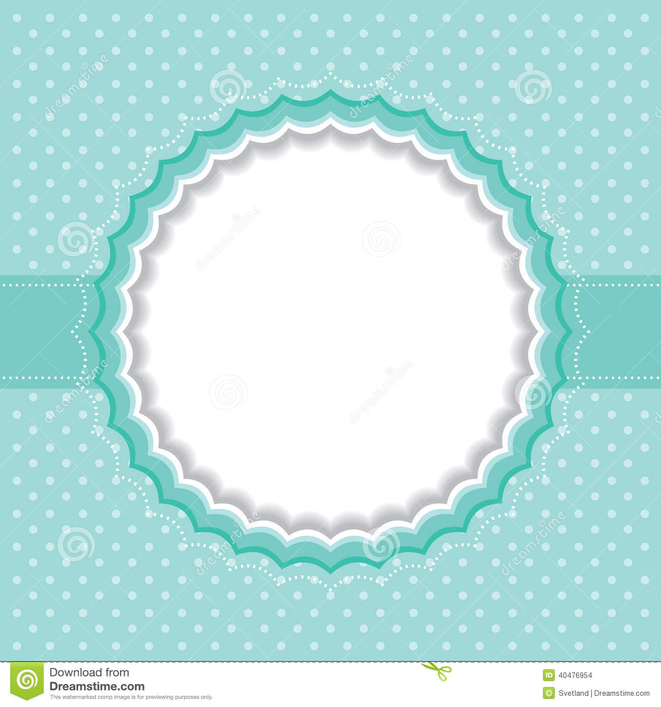 Polka Dot Frame Vector Polka Dot Frame Vector