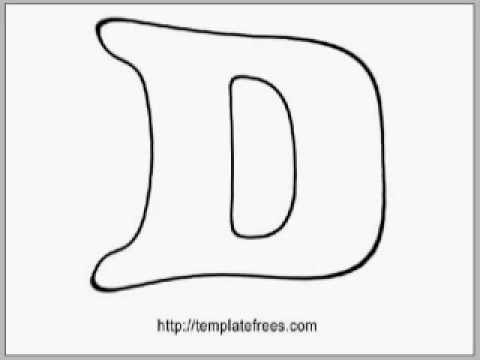 Printable Bubble Letters D Printable Bubble Letters D
