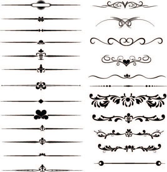 Printable Flourish Graphics