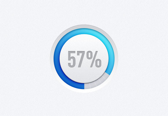 Progress Bar Icon Circle