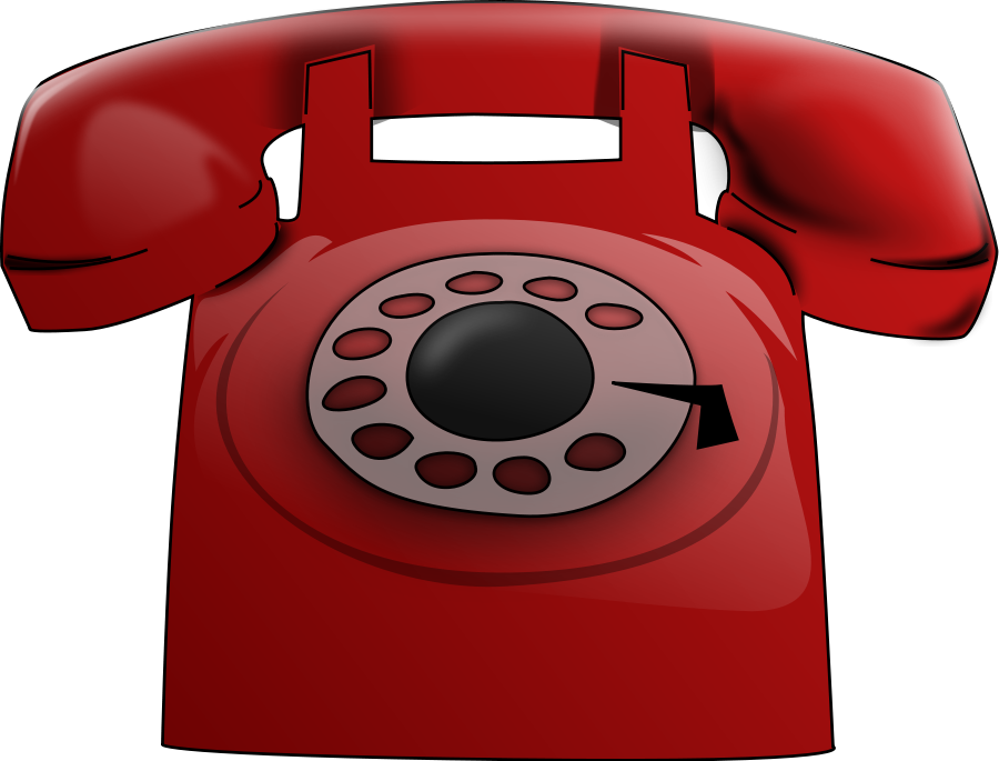 Red Phone Clip Art