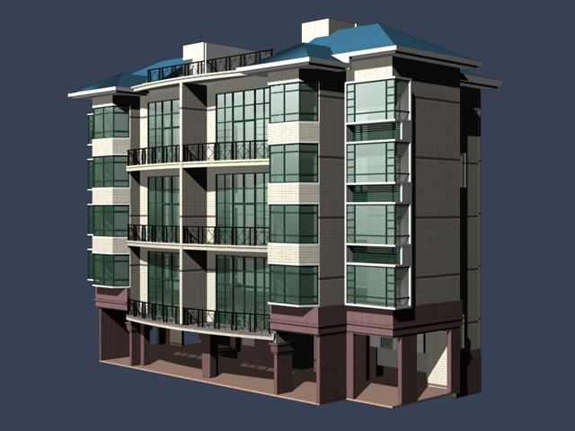 Residential 3D Model Buildings