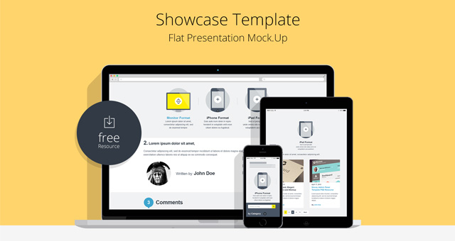 Responsive Design PSD Mockups