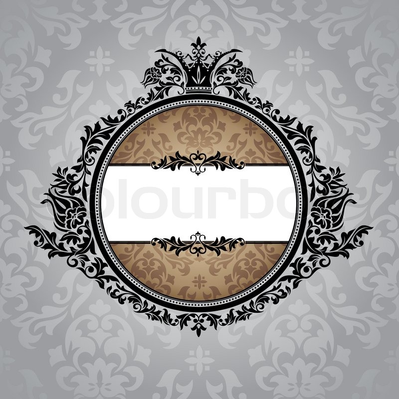 Royal Vintage Frames Vector