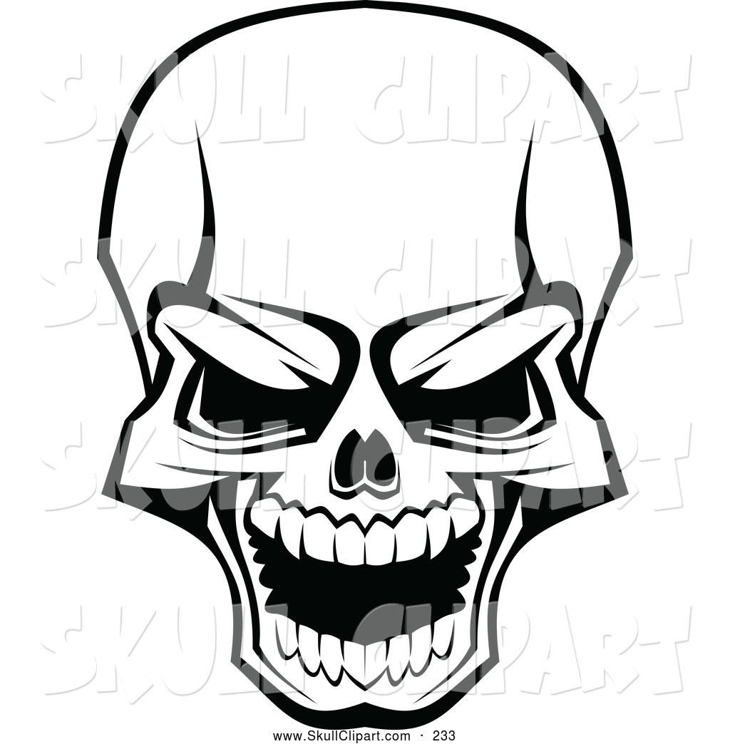 Scary Skull Clip Art