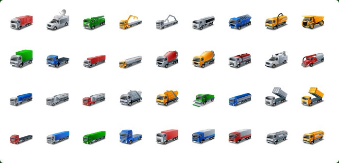 11 Small Icon Trucks Images