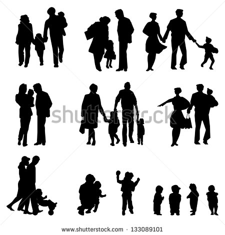 Silhouette Group of Families