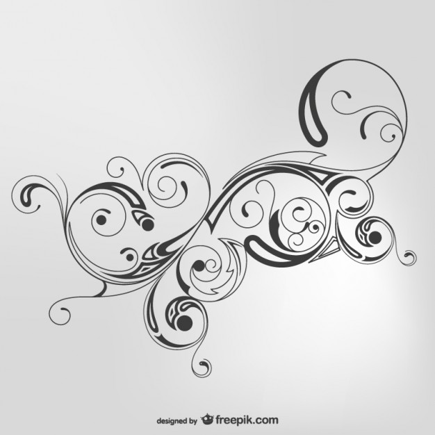 Simple Swirl Design Vector