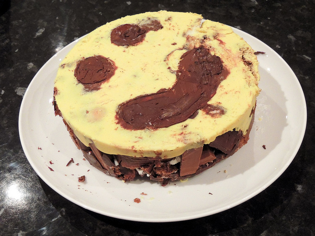 Smiley Birthday Cake