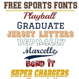 Sports T-Shirt Font