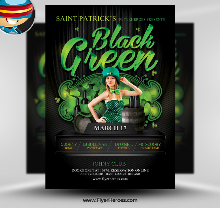 St. Patrick's Day Party Flyer Templates