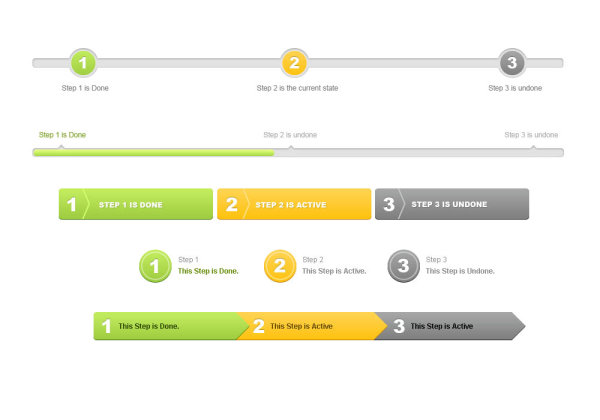 Step Progress Bar Designs