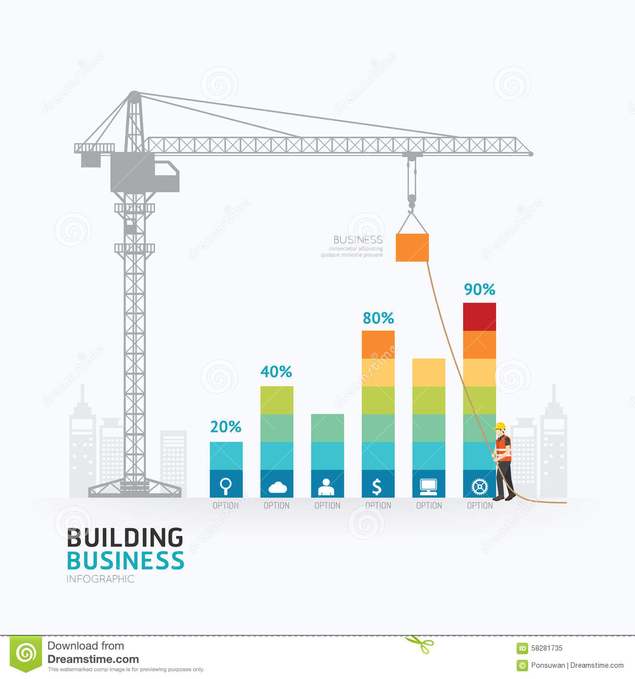 Template for Building Graphic