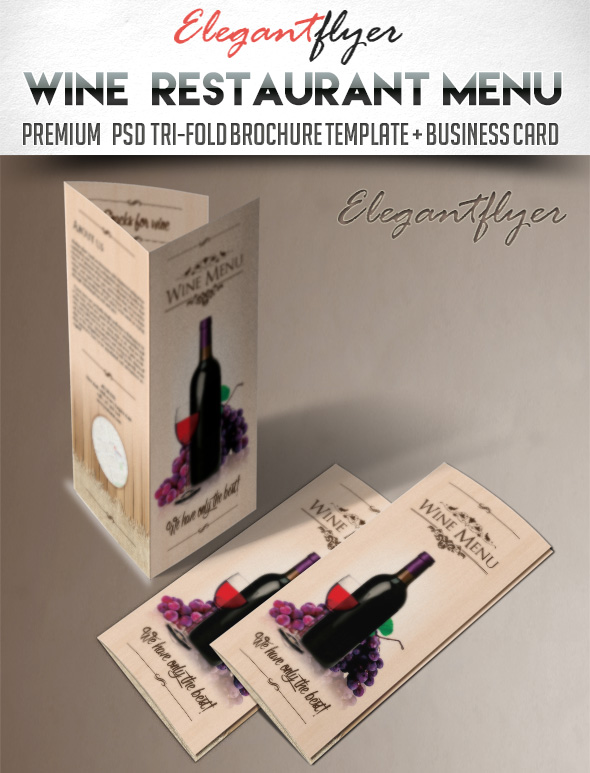 Tri-Fold Menu Template Tri-Fold Menu Template