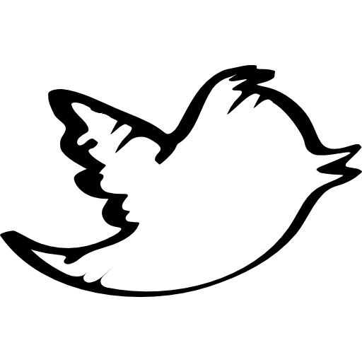 Twitter Icon Bird Outline