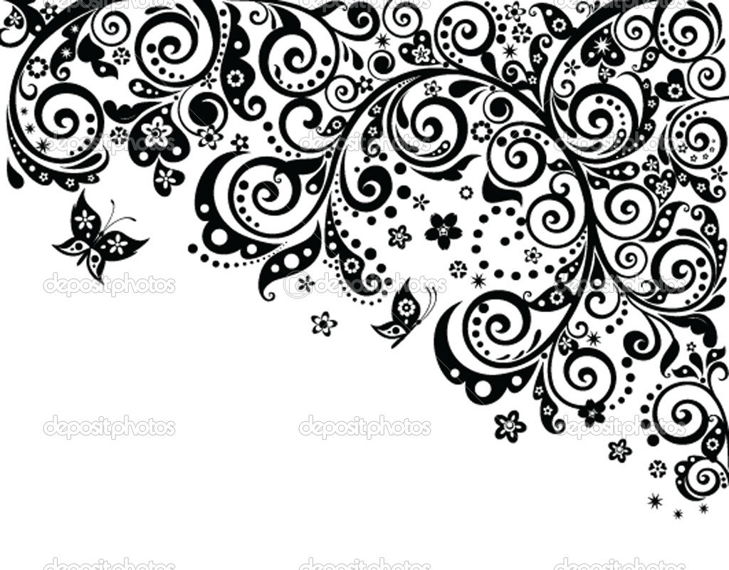 Vintage Black and White Borders Vintage Black and White Borders