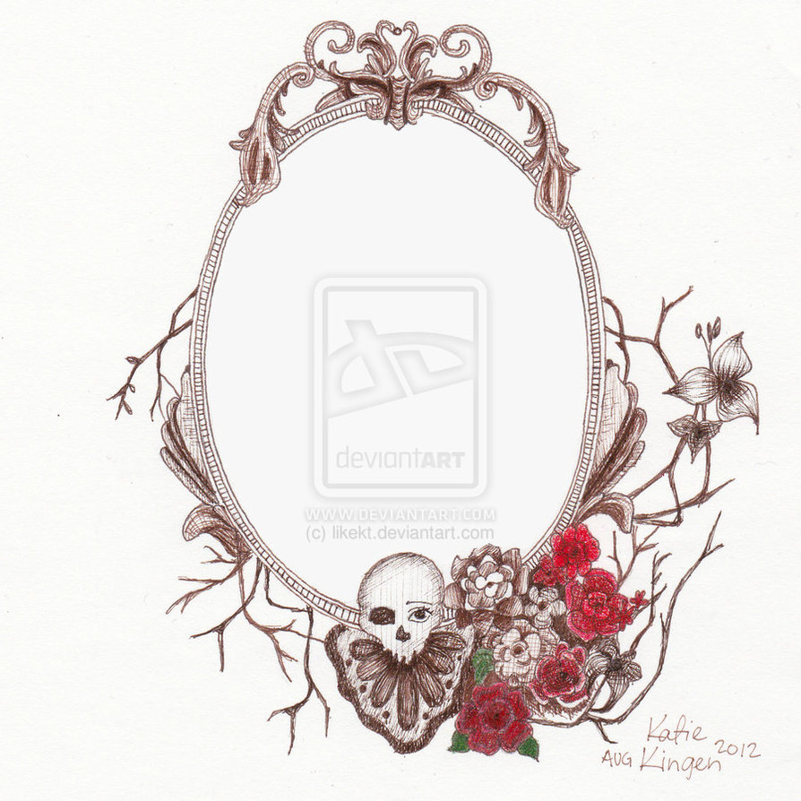 Vintage Frame Tattoo Design