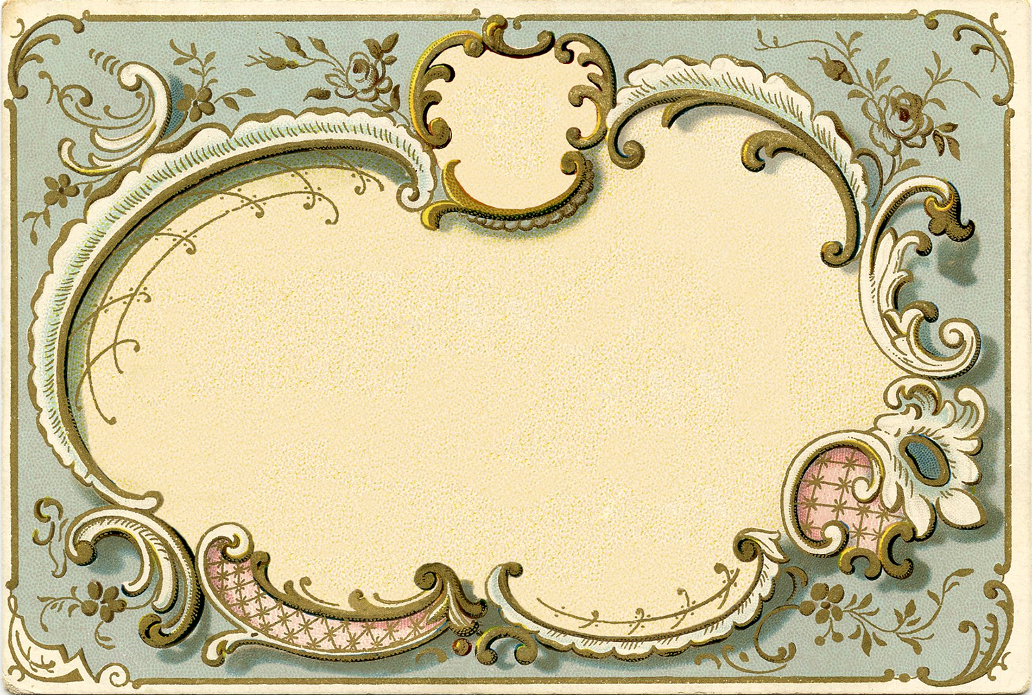 Vintage French Frame Graphic