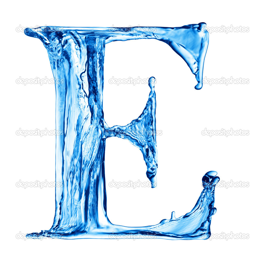 Water Letters Alphabet