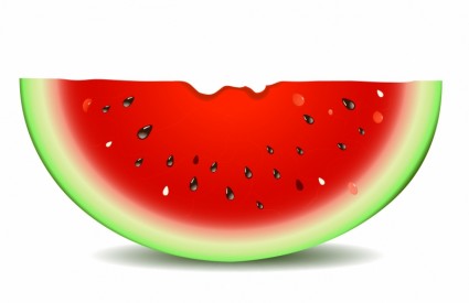 Watermelon Clip Art Bite