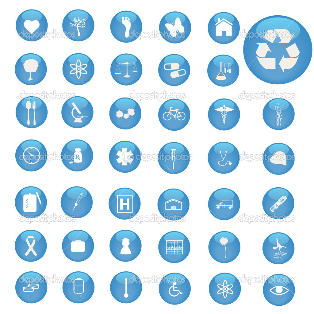 Web Page Button Icons