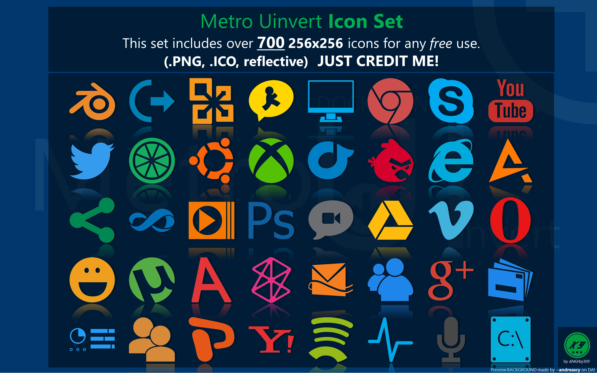 Windows Metro Icon Set