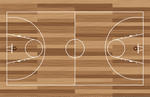 Wooden Basketball Court