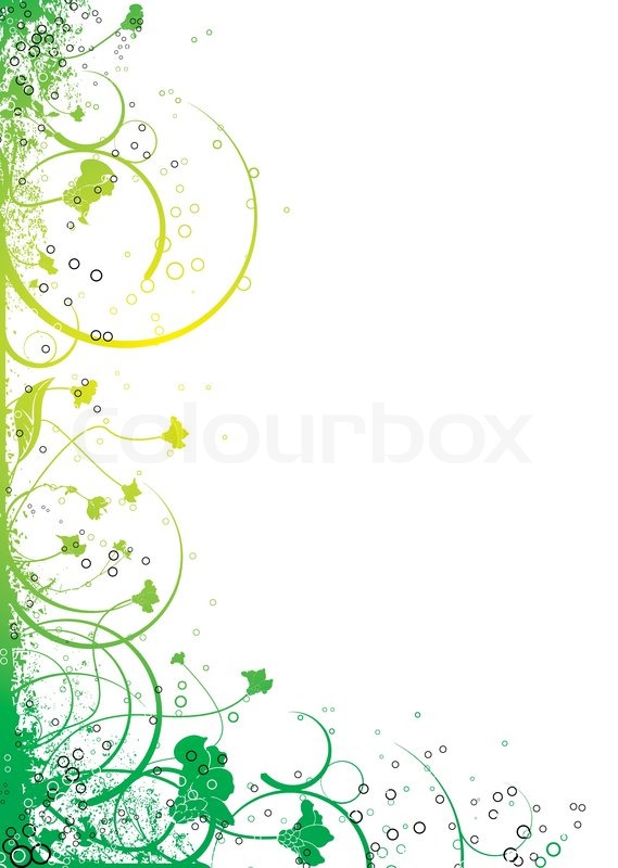 Yellow and Green Border Designs