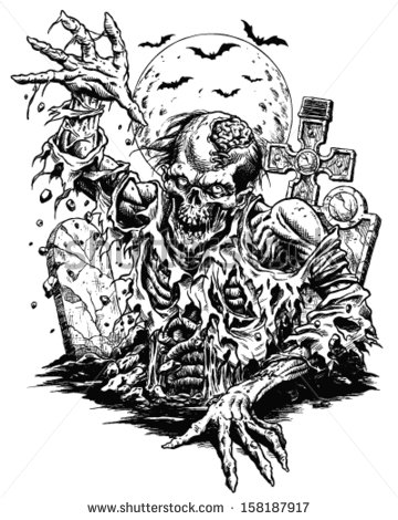 Zombie Comic Art